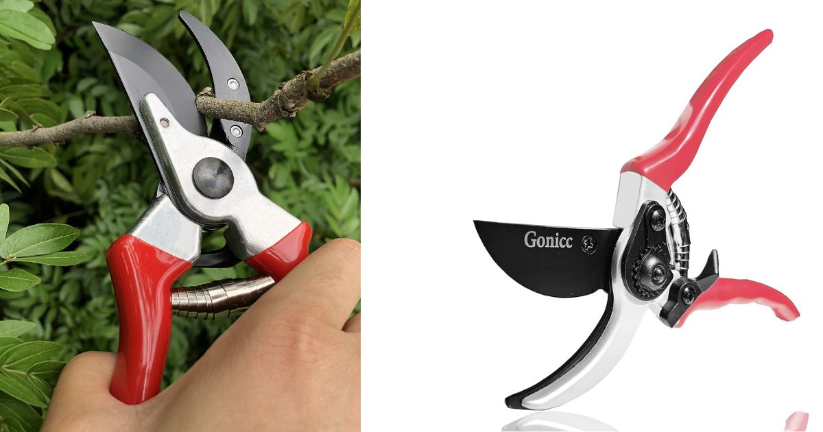 Gonicc 8” Professional Sharp Bypass Pruning Shears