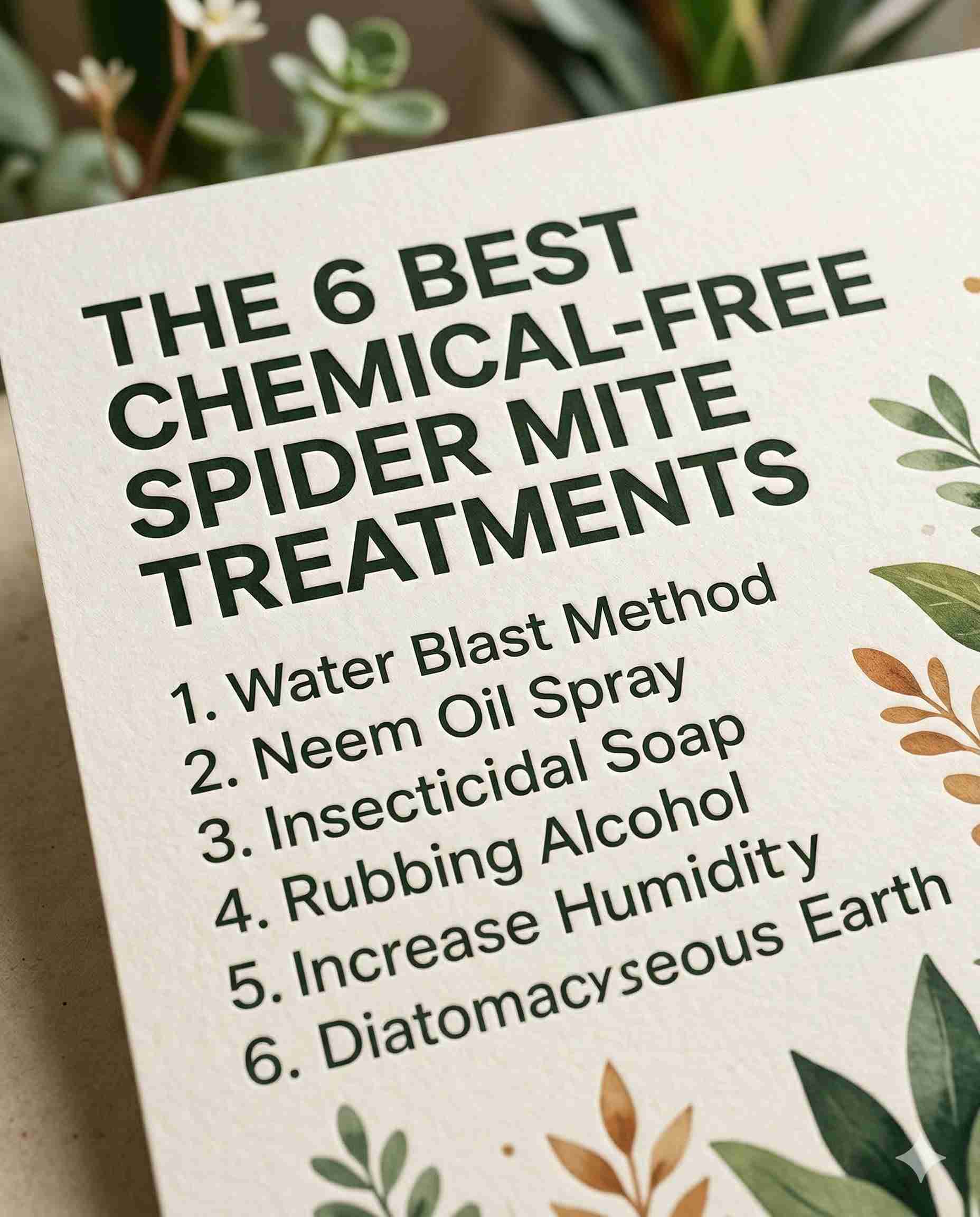The 6 best chemical-free spider mite treatments for indoor plants